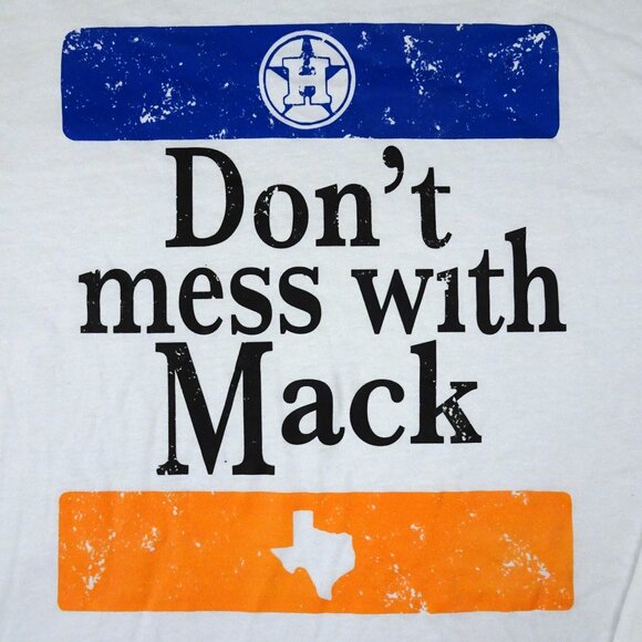 Don't Mess with Mattress Mack t-shirt Large Long Sleeve Houston Astros Legend L - Picture 2 of 5